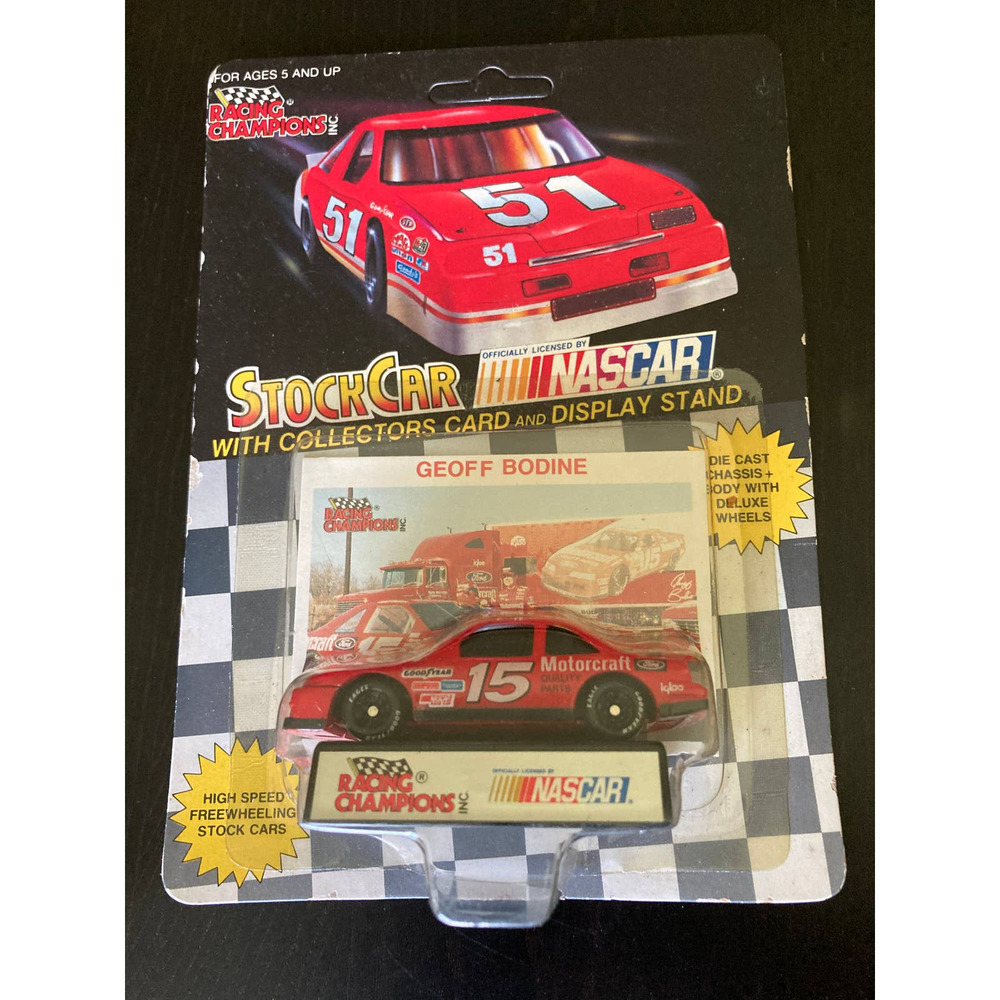 NIB Vintage NASCAR Racing Champions 1991 Geoff Bodine Stockcar #15